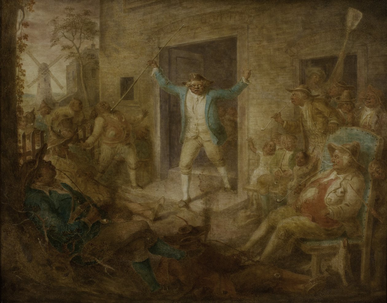 William the Testy -laki tupakkaa vastaan, 1865 tekijältä John Quidor