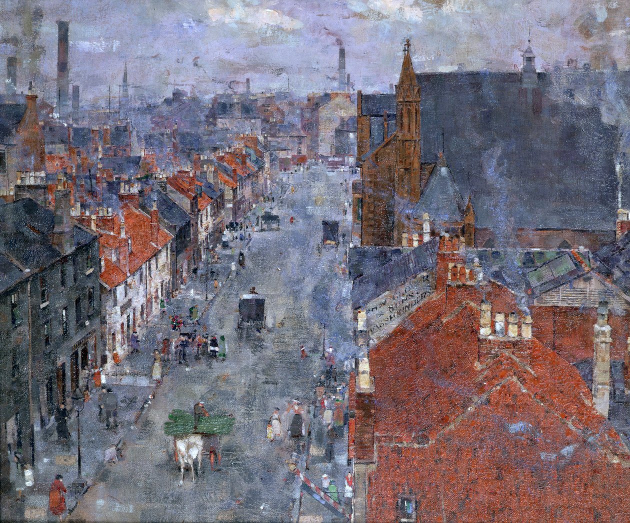 Muslin Street, Bridgeton, Glasgow tekijältä John Quinton Pringle