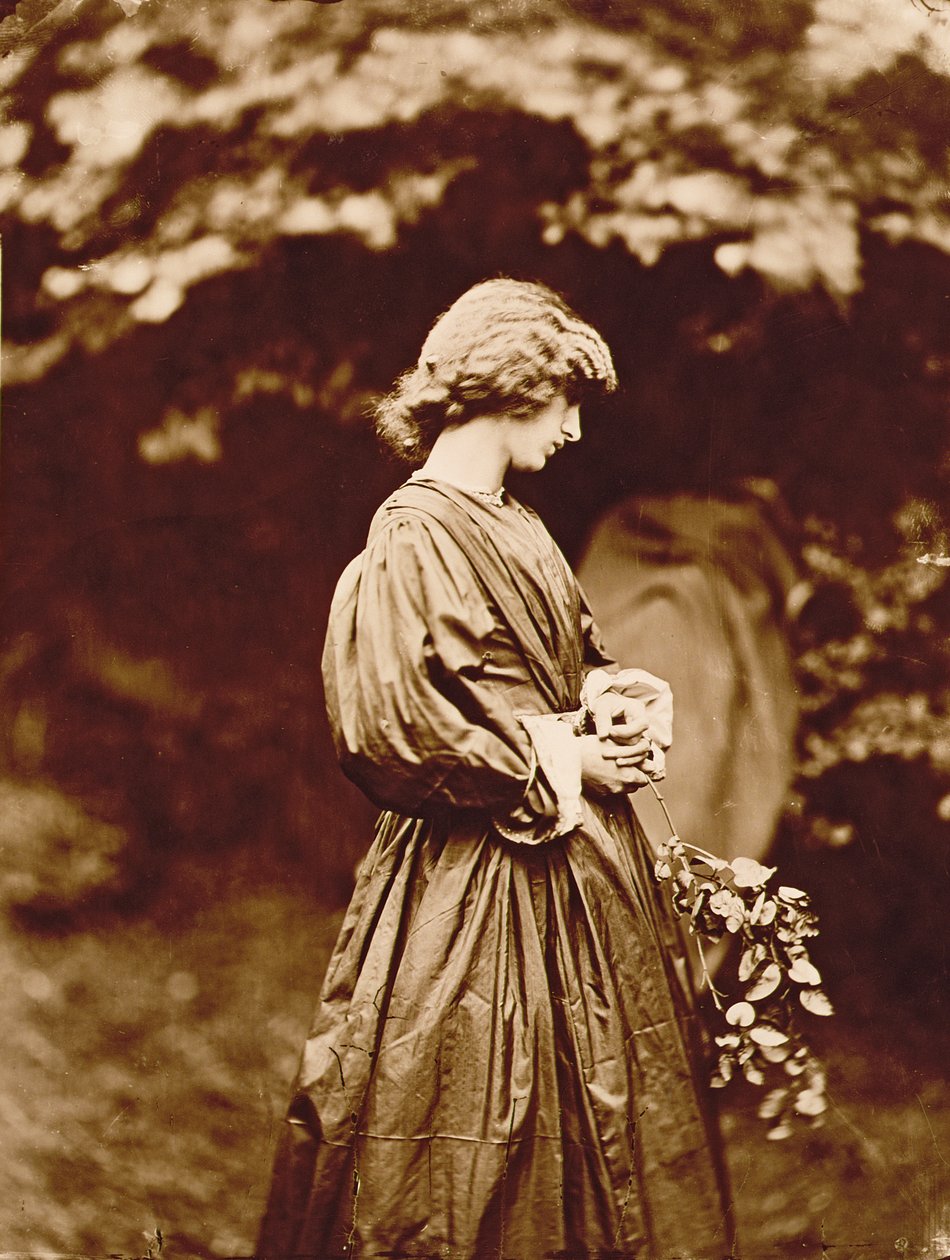 Muotokuva Jane Morrisista (1839-1914) 1865 (valokuva) tekijältä John R. Parsons