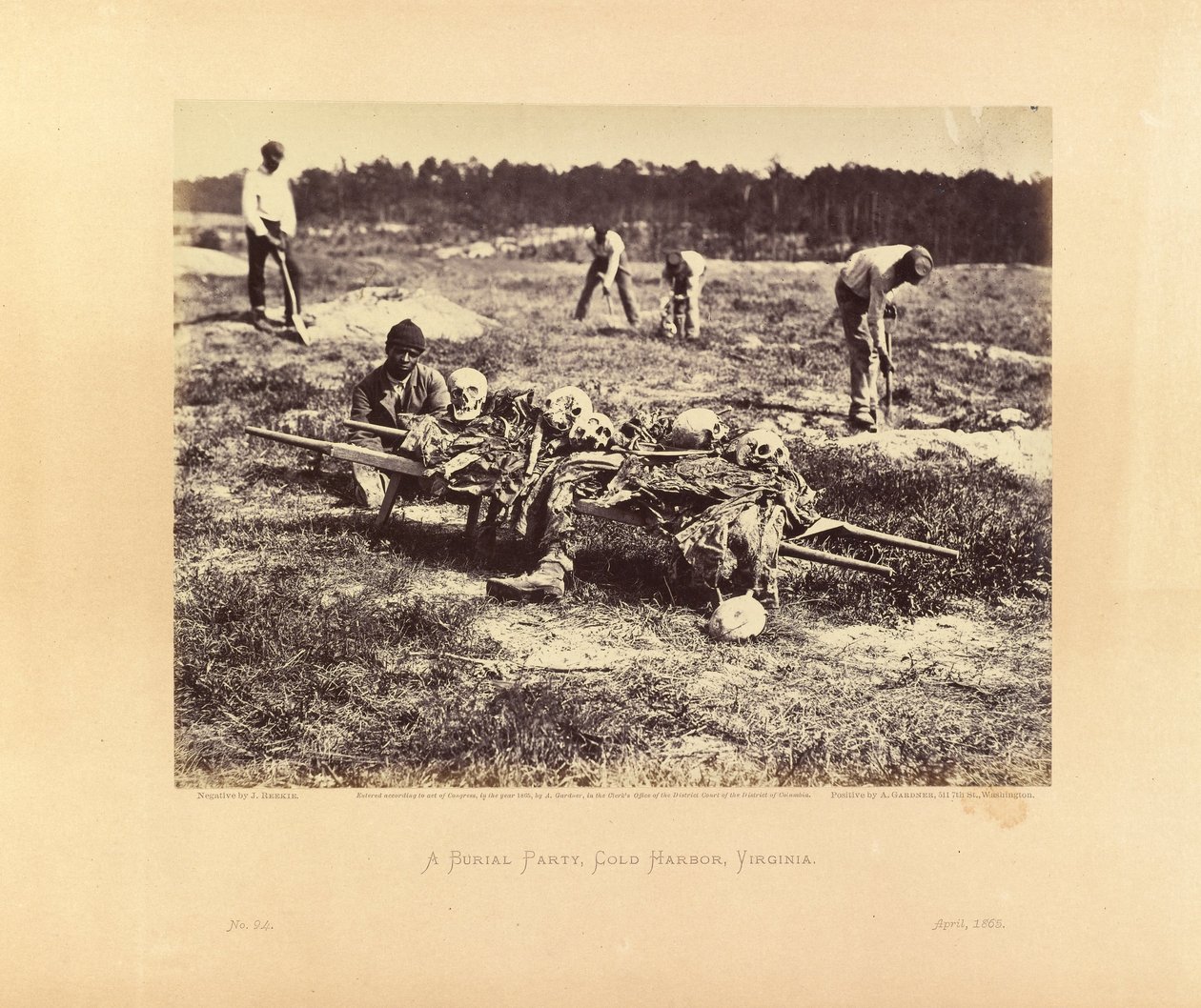 Hautajaiset, Cold Harbor, Virginia tekijältä John Reekie
