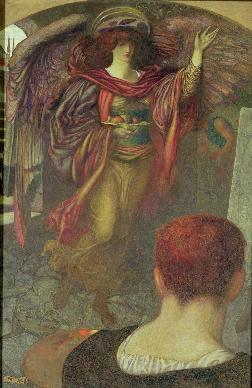 Taidemaalarin visio: Angela Dorothea, 1903 tekijältä John Riley Wilmer