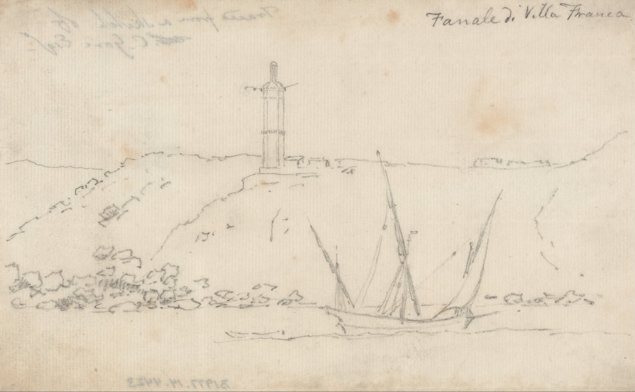 Villa Francan majakka tekijältä John Robert Cozens