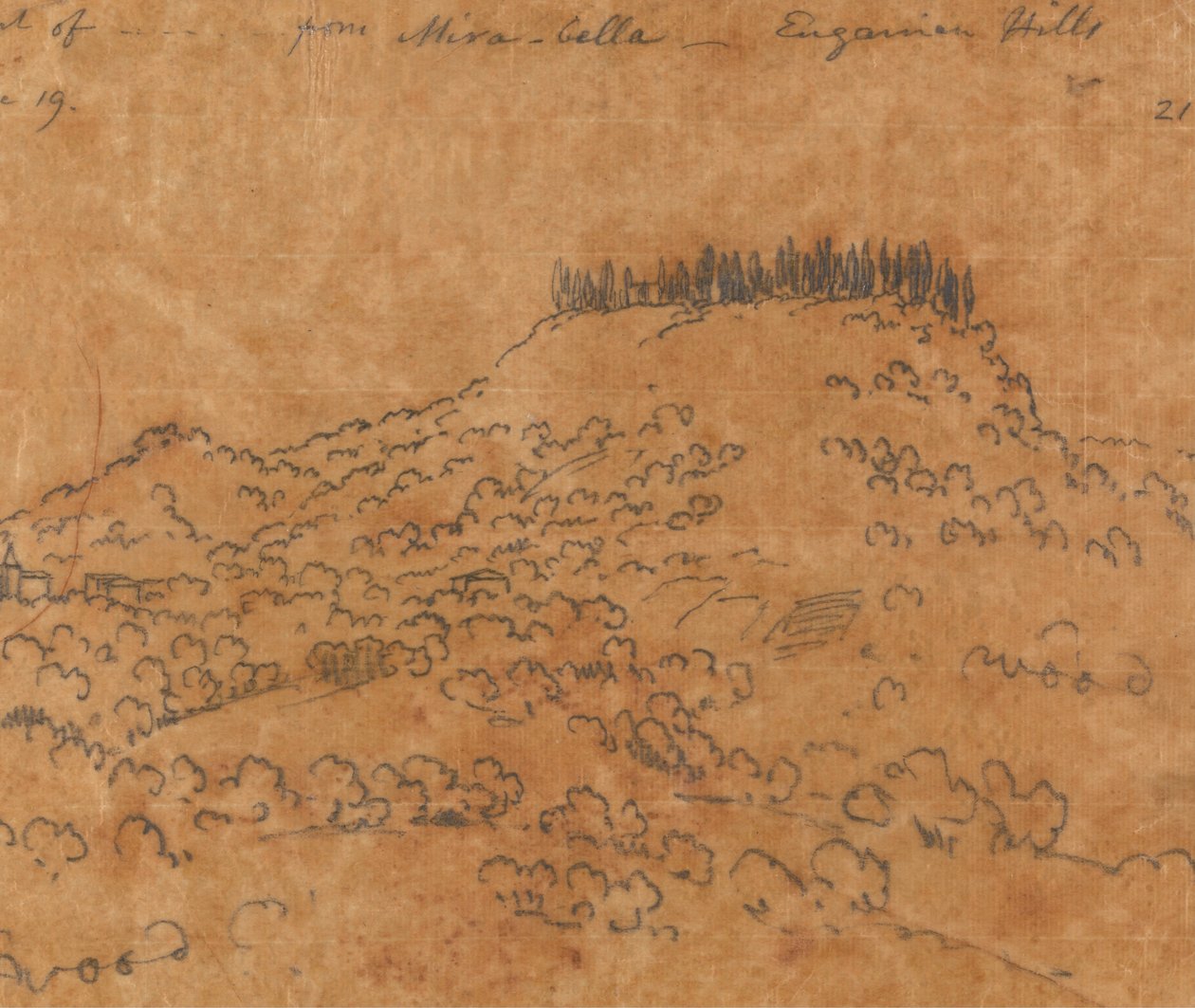 Mirabella, Euganean Hills, 19. kesäkuuta tekijältä John Robert Cozens