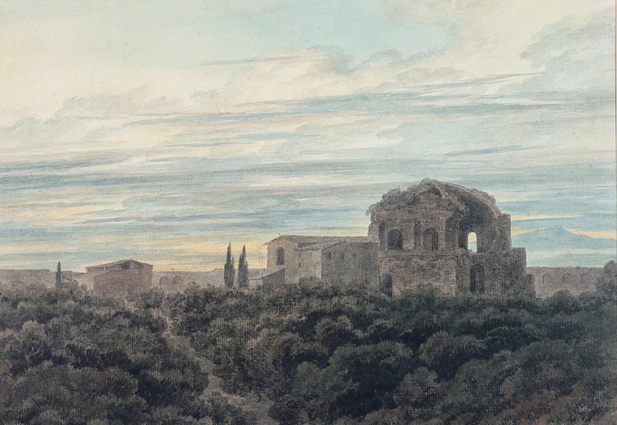 Minerva Medican temppeli tekijältä John Robert Cozens