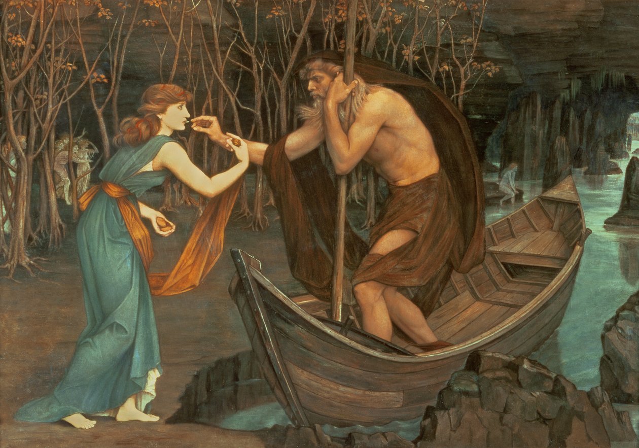 Charon ja Psyche tekijältä John Roddam Spencer Stanhope