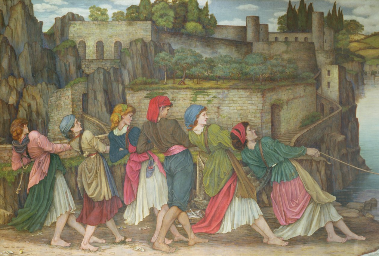 Sorrenton naiset tekijältä John Roddam Spencer Stanhope