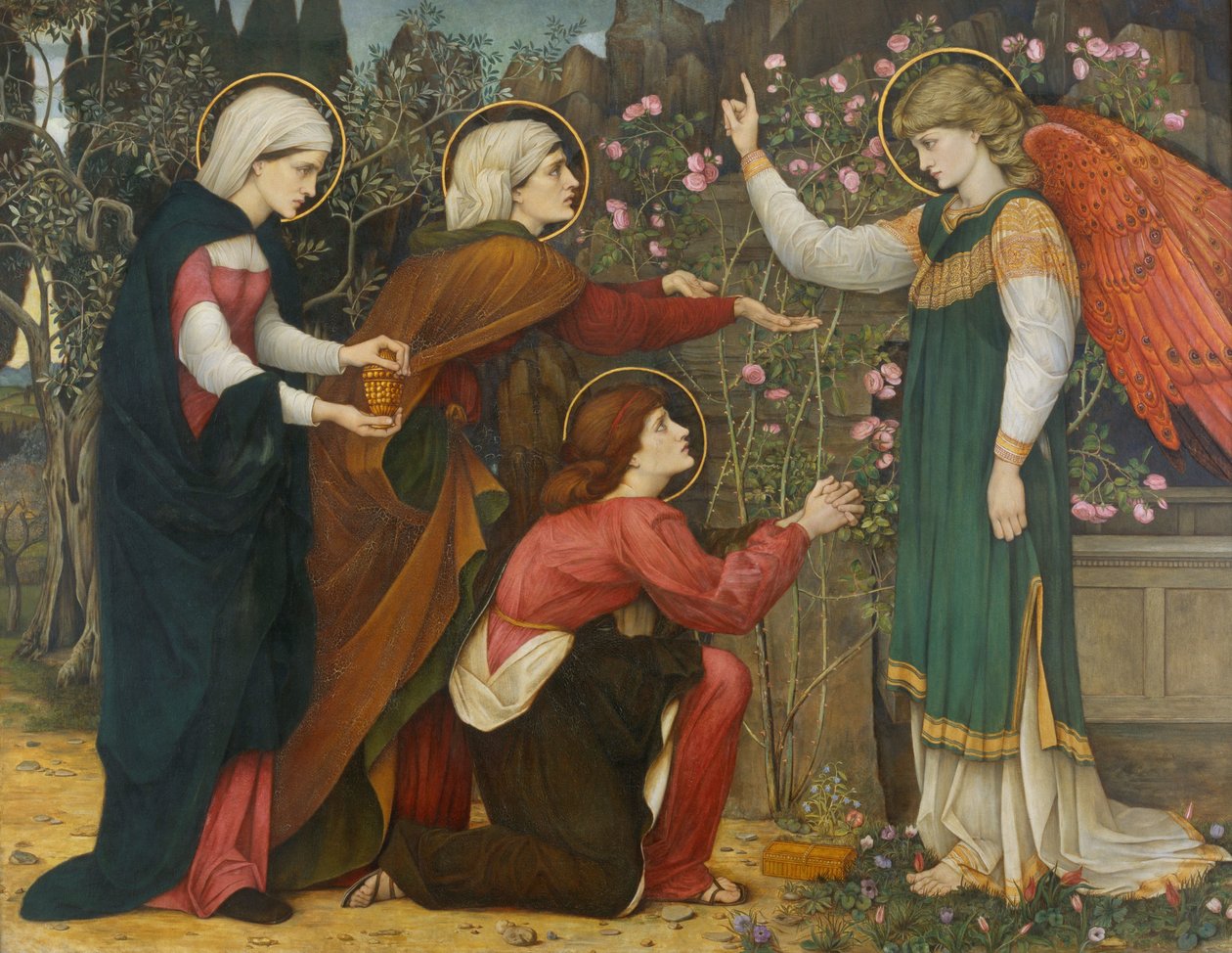 Miksi etsitte eläviä kuolleiden joukosta? Luukas 24 v5 tekijältä John Roddam Spencer Stanhope