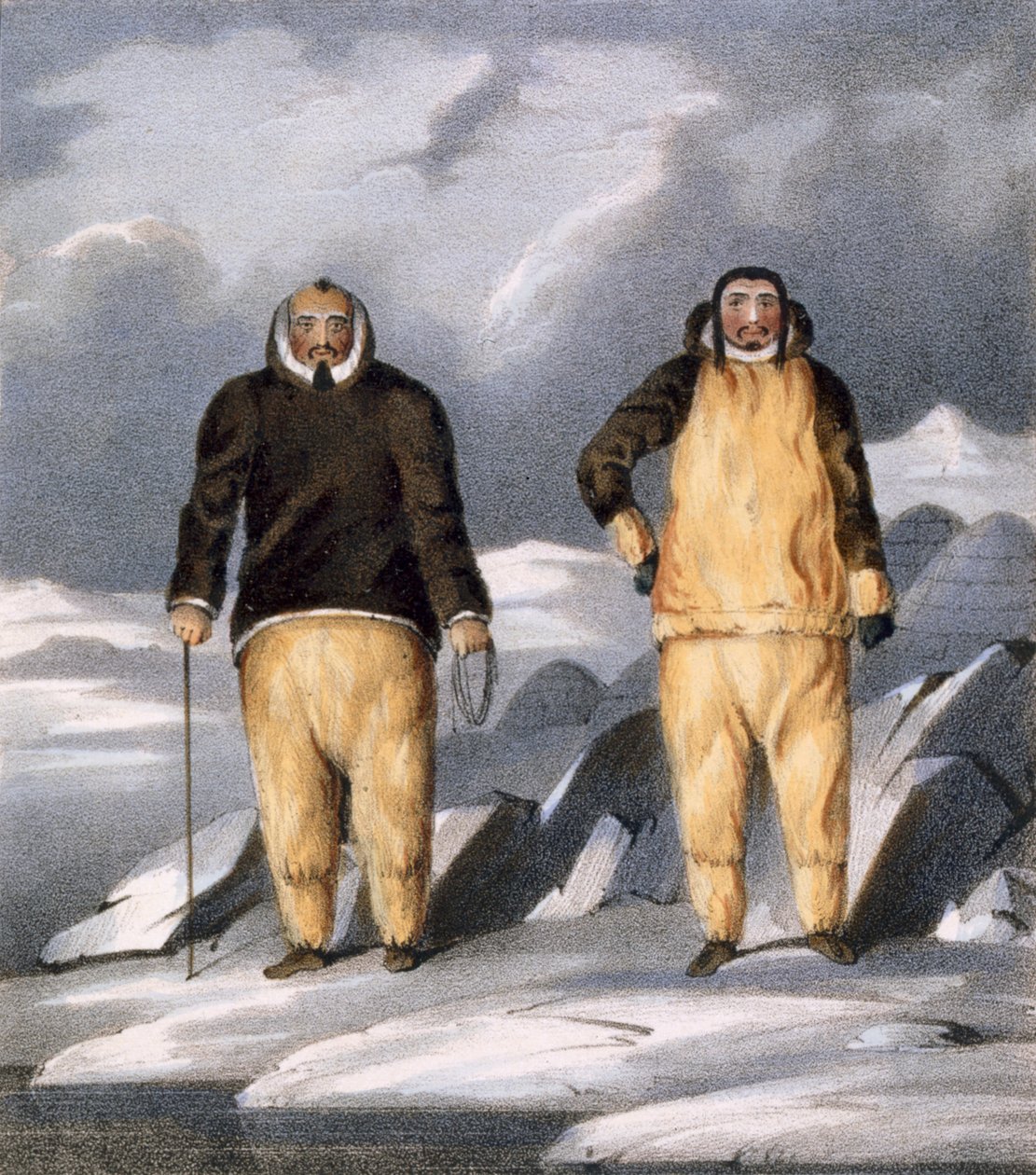 Koniaroklik ja Neweetioke, 1835 tekijältä John Ross
