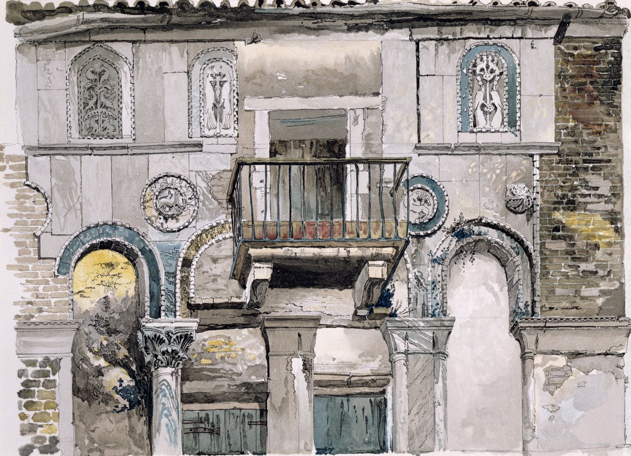 Fondaco dei Turchi, Venetsia tekijältä John Ruskin