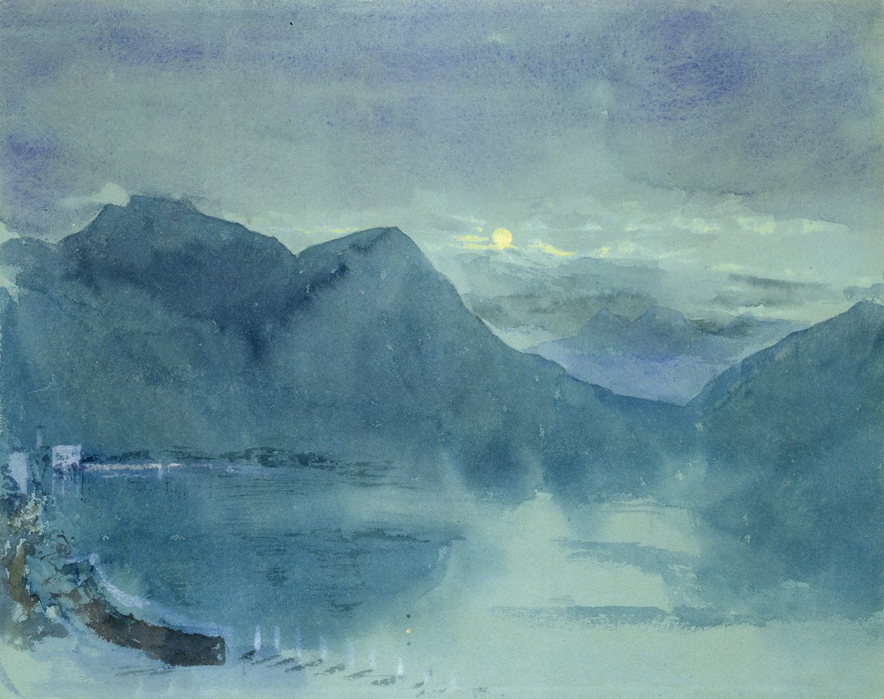 Luganojärvi tekijältä John Ruskin