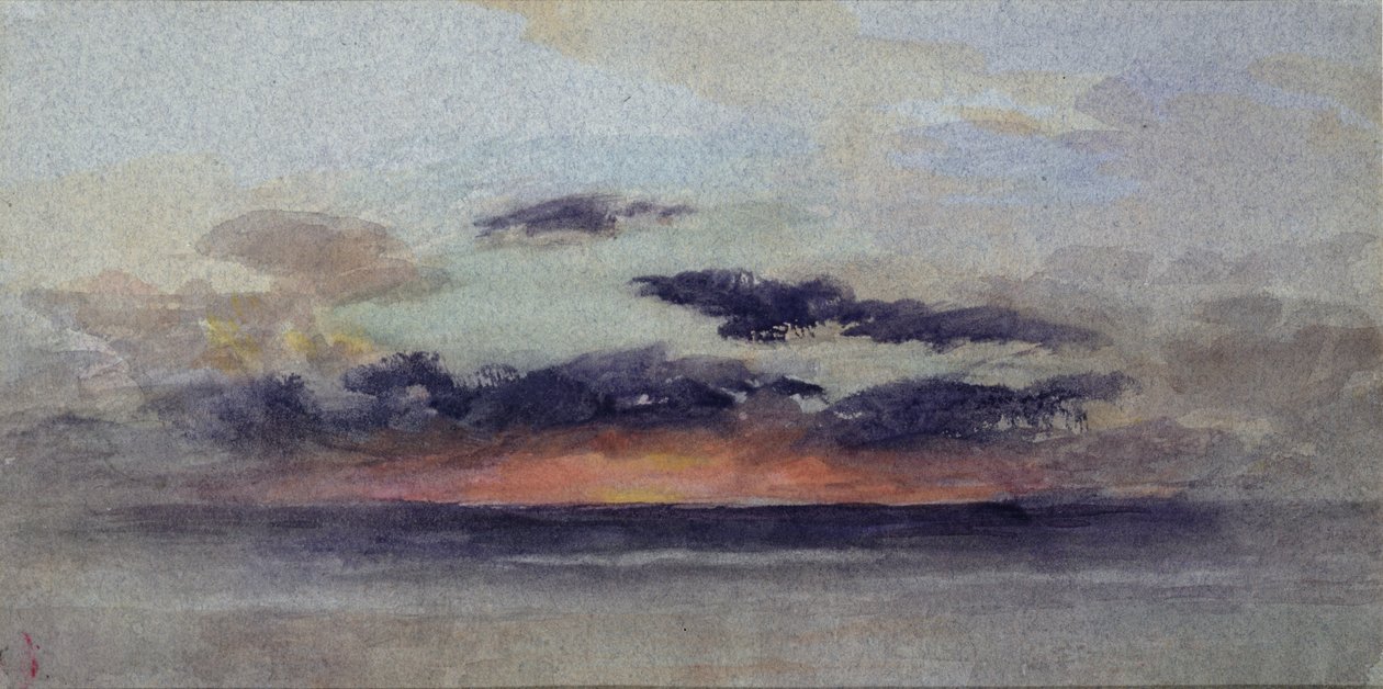 Myrskyinen auringonlasku tekijältä John Ruskin