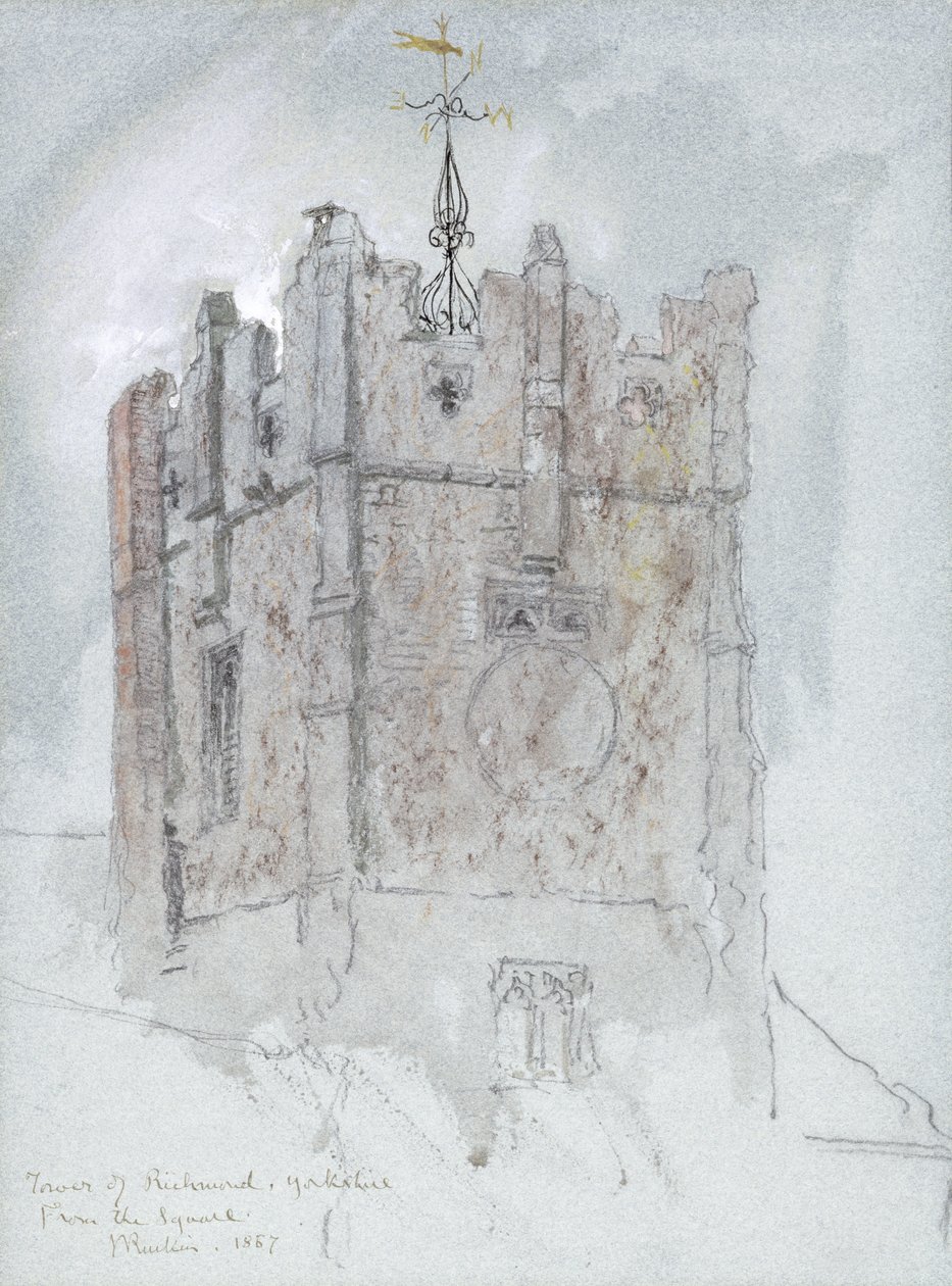 The Tower of Trinity Church, Richmond, 1867 tekijältä John Ruskin