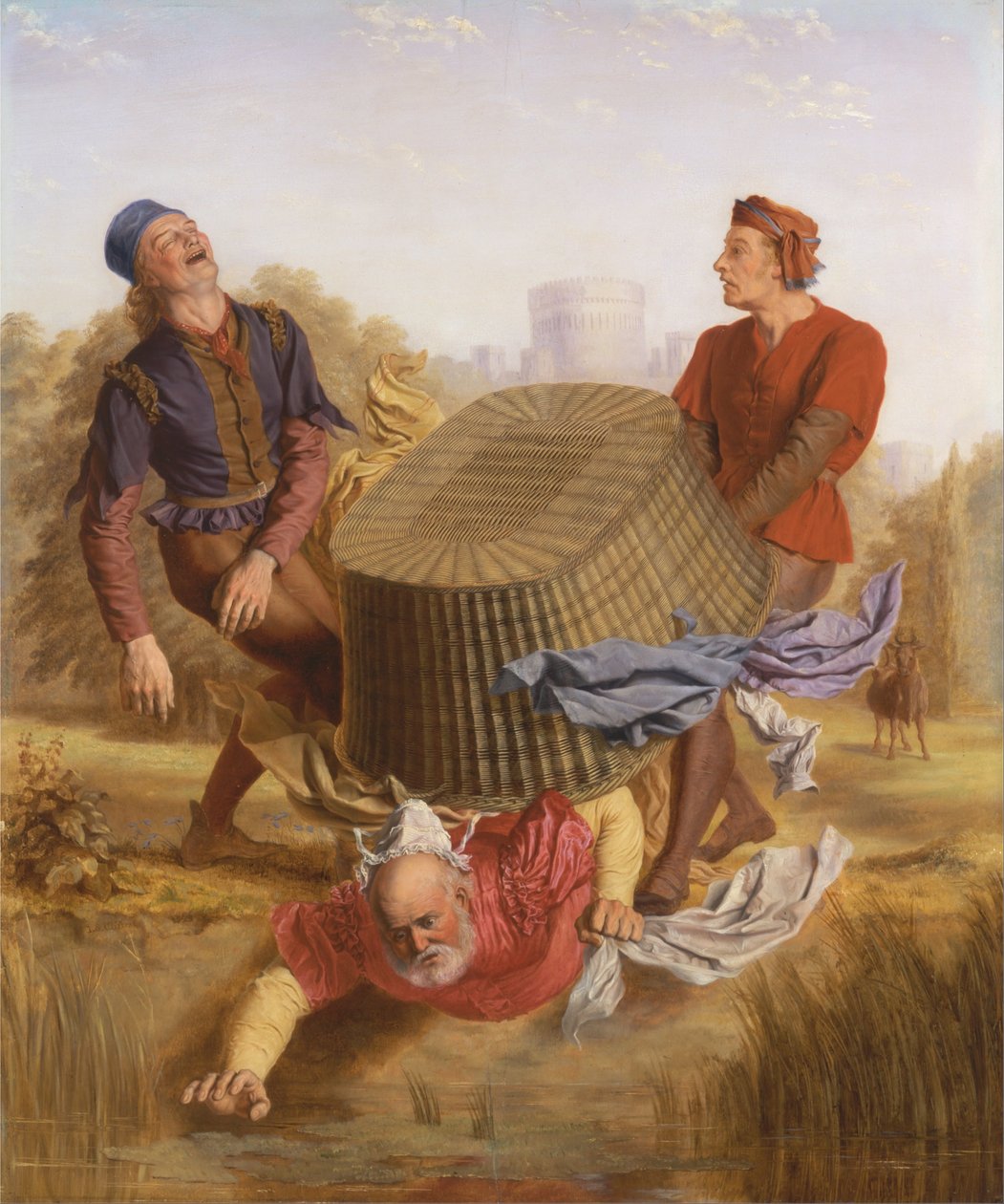 Buck pesu Datchet Meadilta The Merry Wives of Windsor, III, v tekijältä John Skinner Clifton