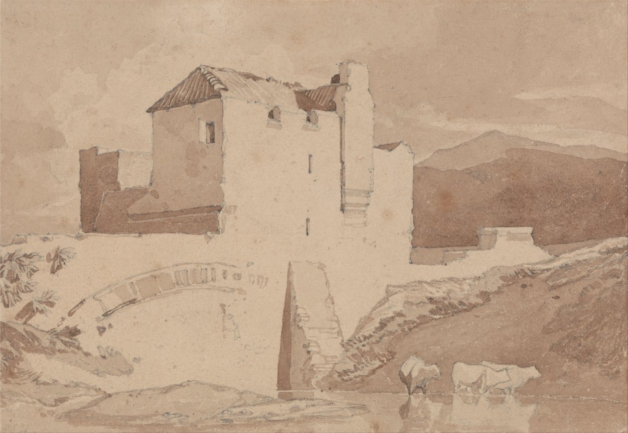 Vanha rakennus tekijältä John Sell Cotman