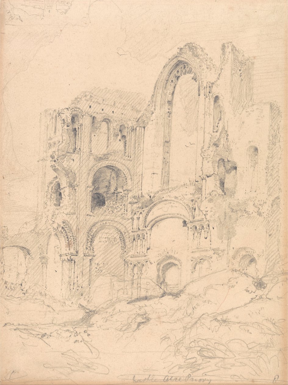 Castle Acre Priory, Norfolk tekijältä John Sell Cotman