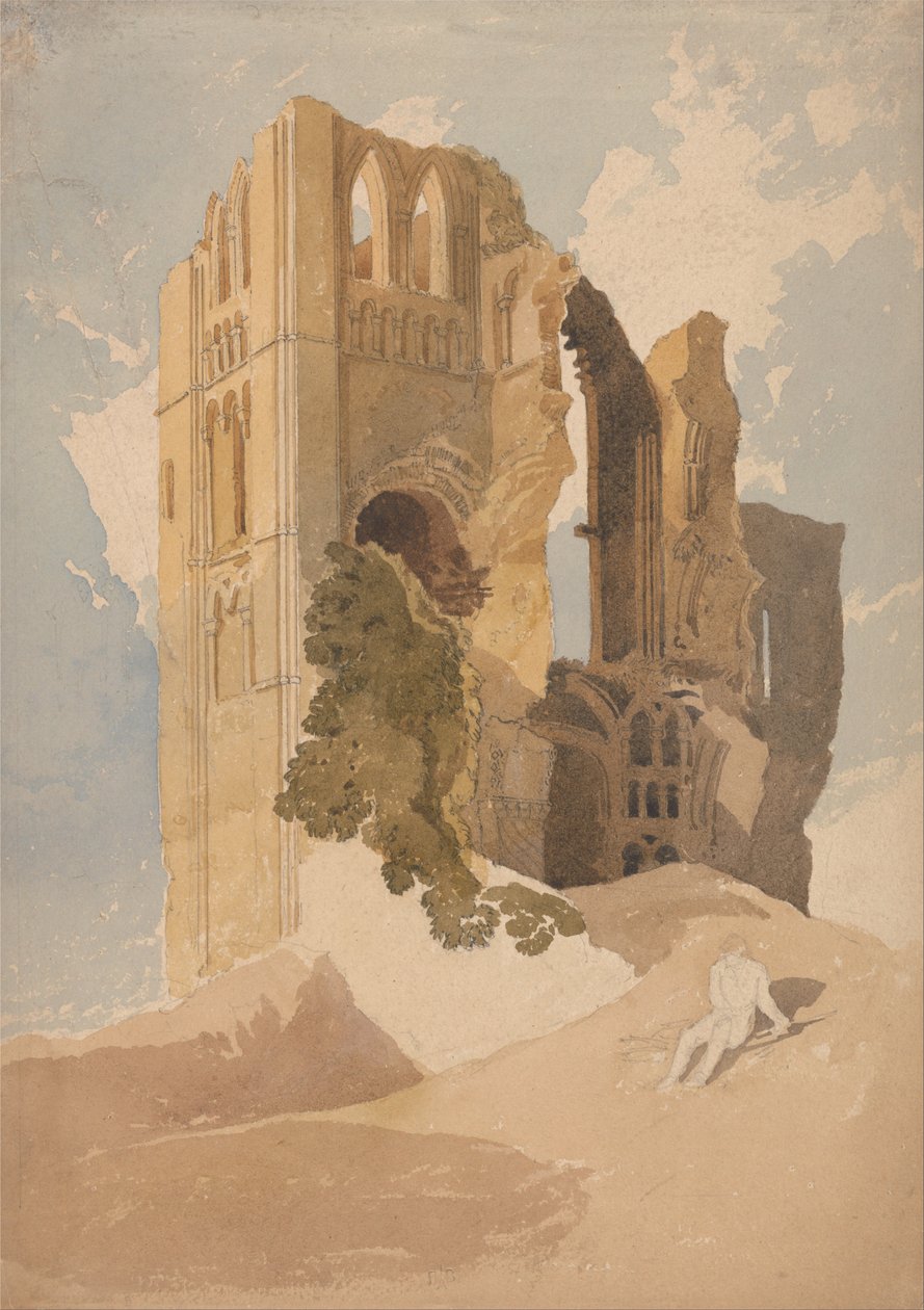 Castle Acre Priory, Norfolk tekijältä John Sell Cotman