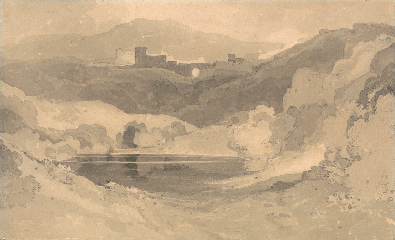 Linna maisemassa tekijältä John Sell Cotman