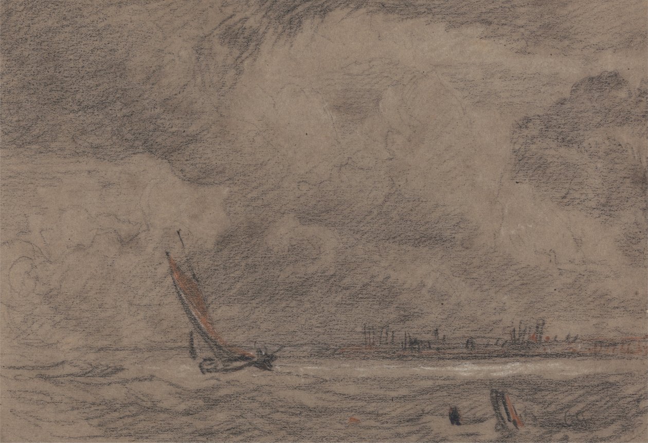 Kalastusalus Yarmouthista tekijältä John Sell Cotman