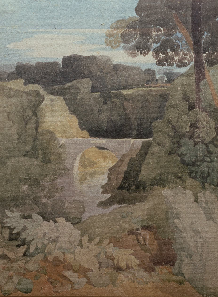 New Bridge, Durham, noin 180506 tekijältä John Sell Cotman