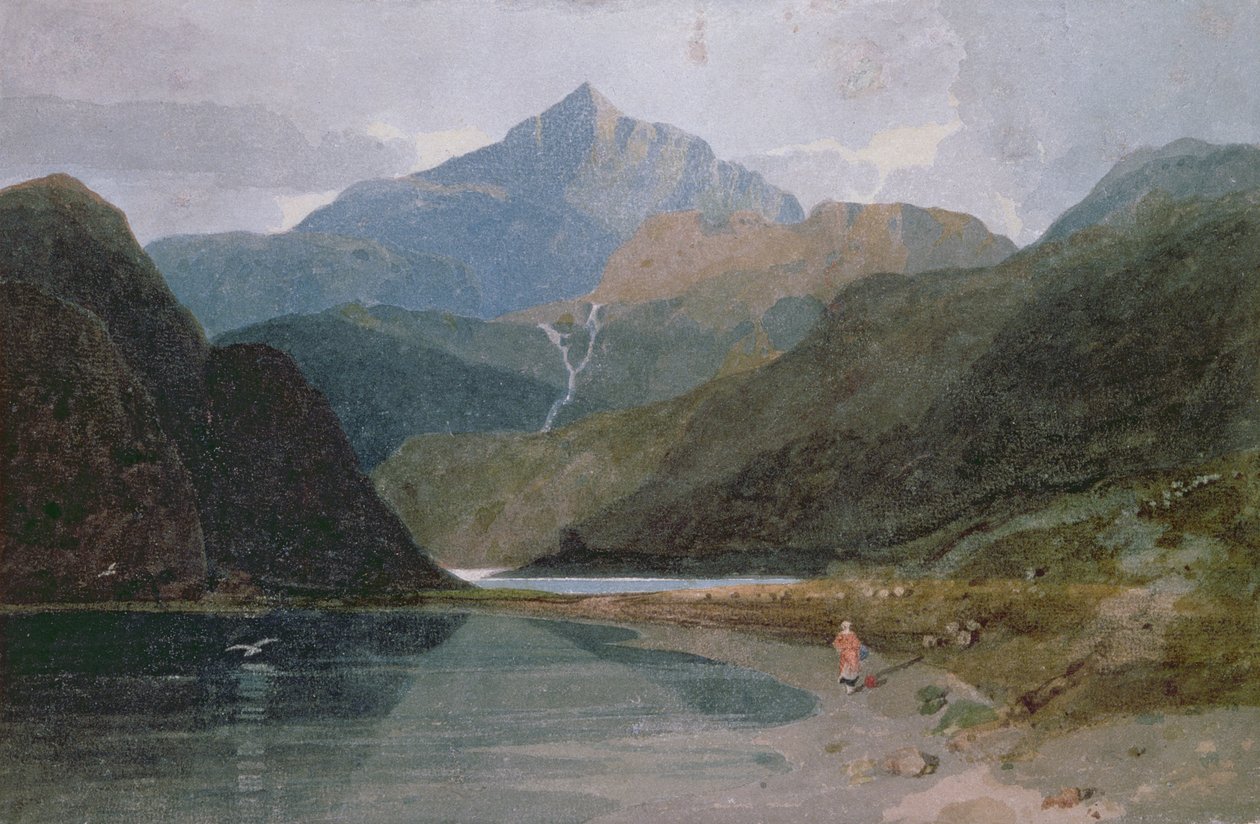 Snowdon, Pohjois-Wales tekijältä John Sell Cotman