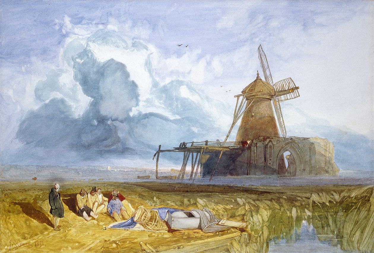 Huonekalut ja erilaiset esineet 1100- ja 1300-luvuilta tekijältä John Sell Cotman