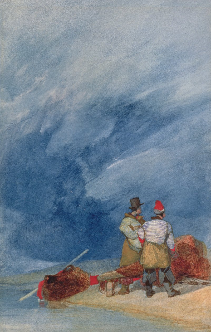Myrskyinen sää, n. 1831-3 tekijältä John Sell Cotman