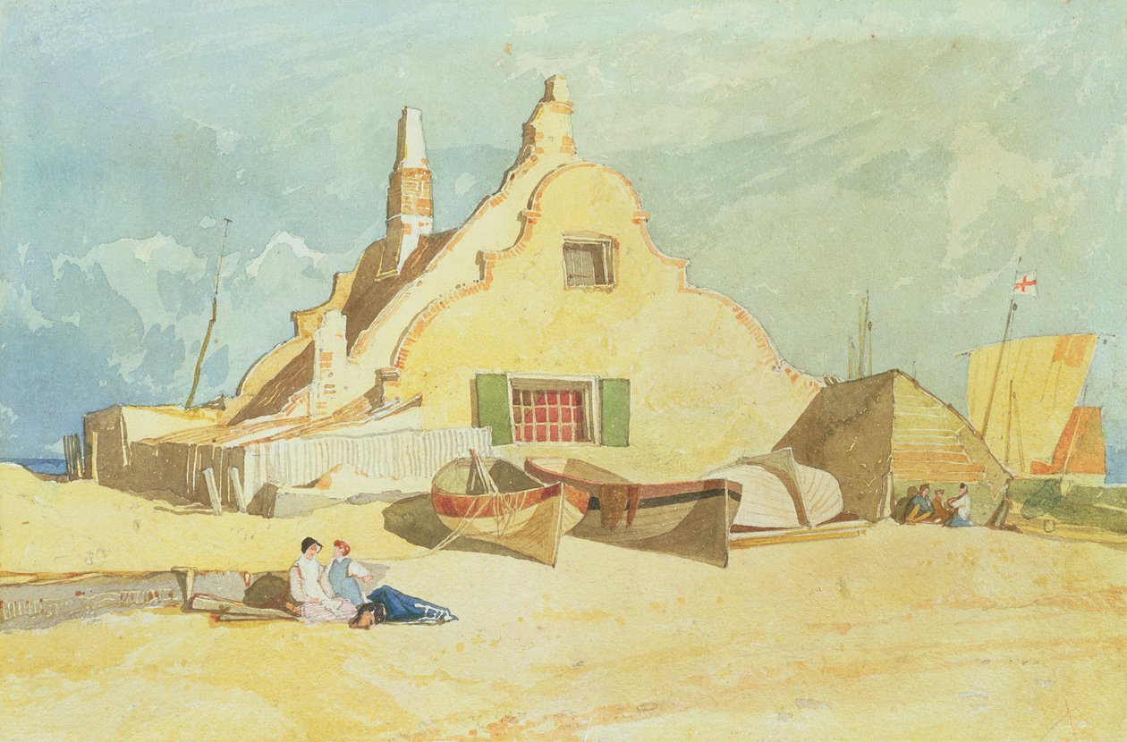 Yarmouth Beach tekijältä John Sell Cotman