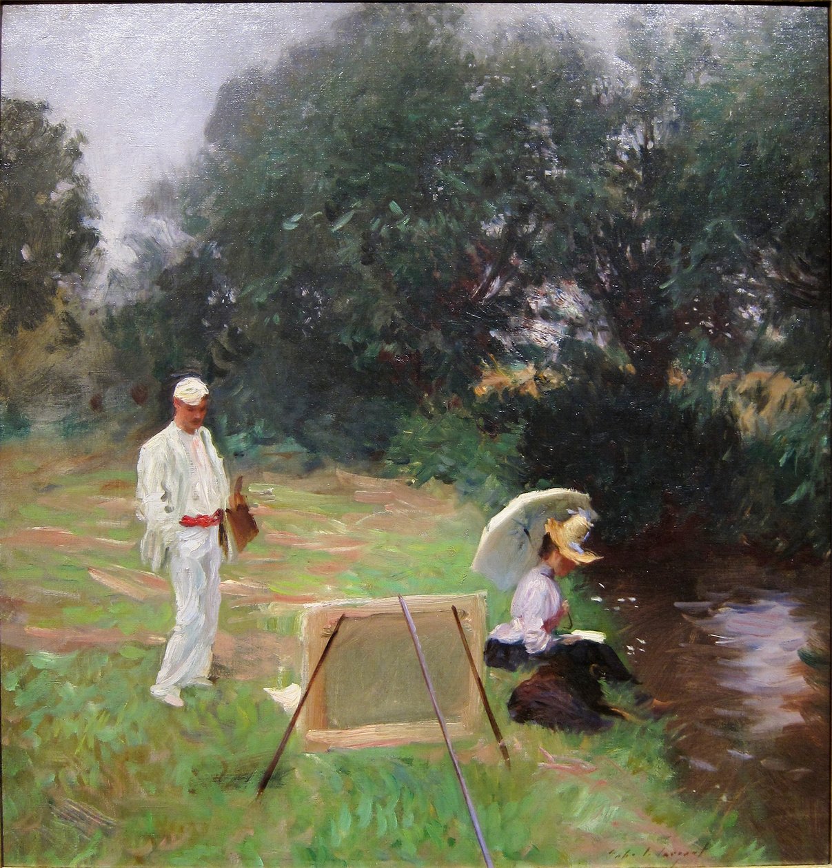 Dennis Millerin bunkkerimaalaus Calcotnissa tekijältä John Singer Sargent
