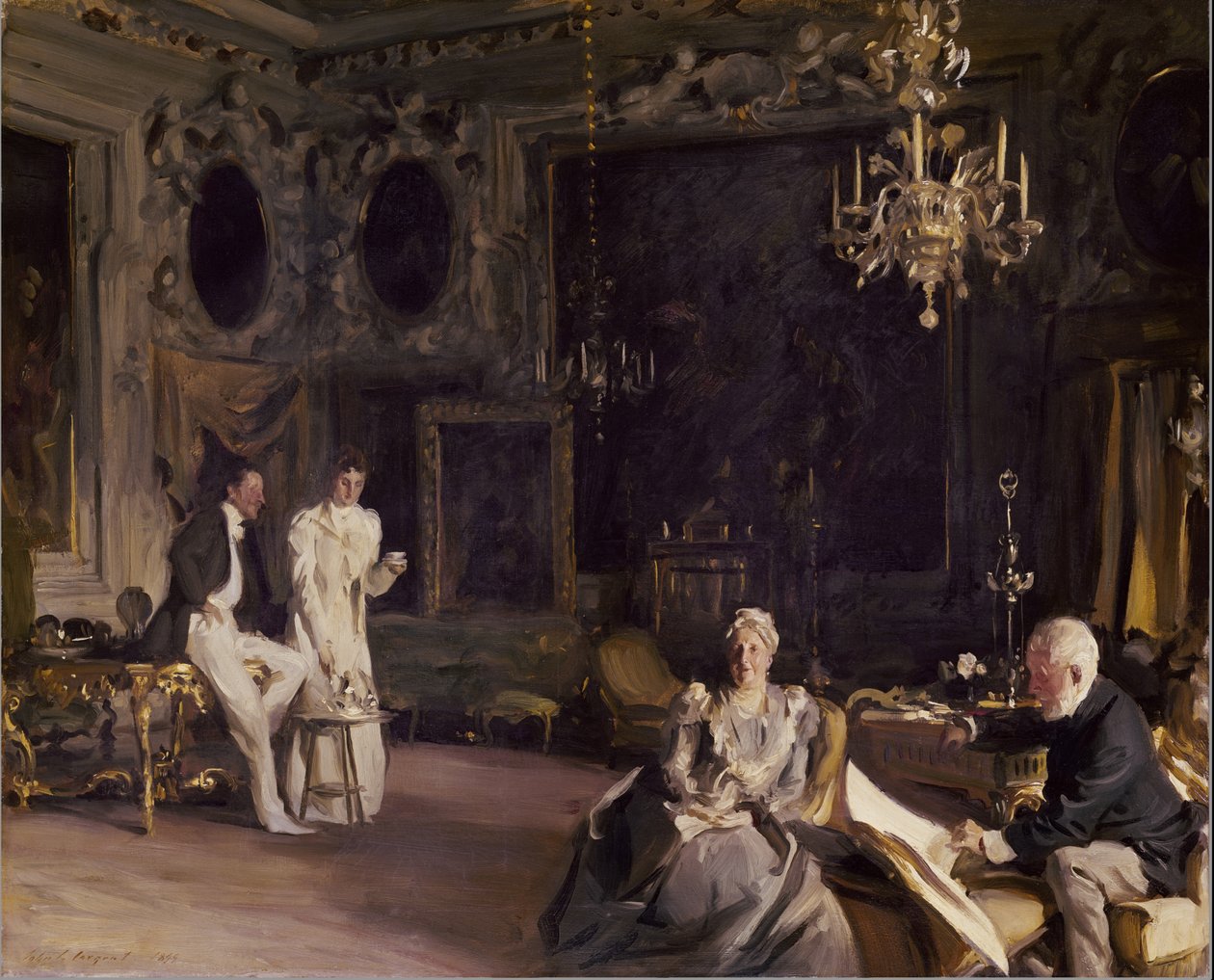 Sisustus Venetsiassa, 1899 tekijältä John Singer Sargent