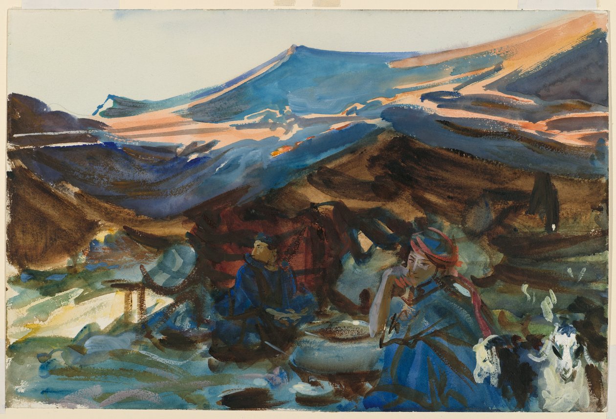 Beduiininaiset, 1905-1906 (wc) tekijältä John Singer Sargent
