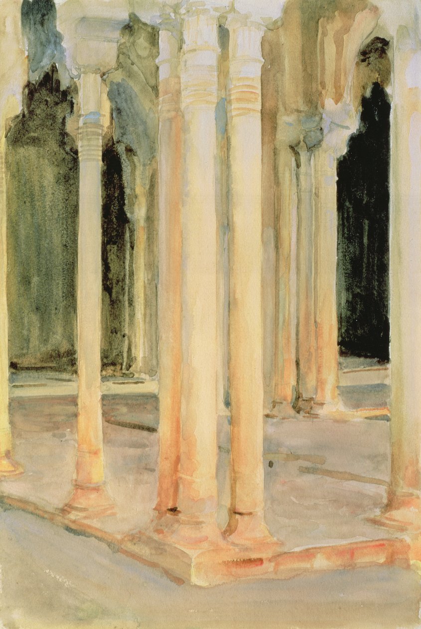Lions tuomioistuin, n. 1912 (wc paperilla) tekijältä John Singer Sargent