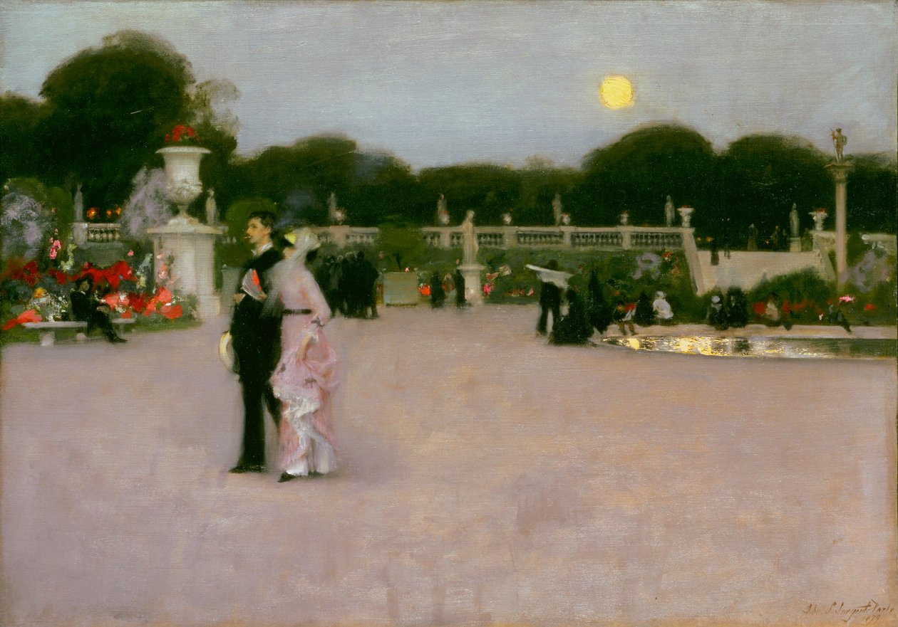 Luxemburgin puutarhassa tekijältä John Singer Sargent