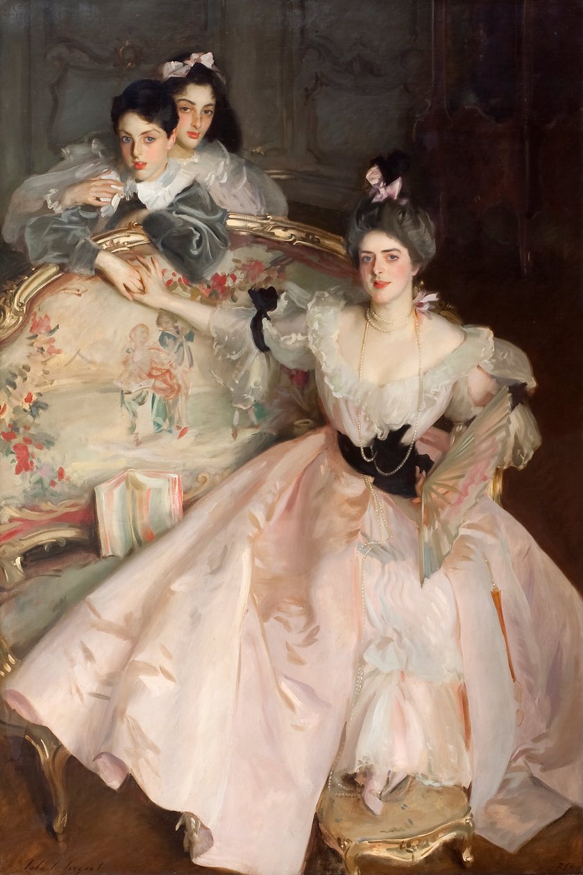 Rouva Carl Meyer ja hänen lapsensa tekijältä John Singer Sargent