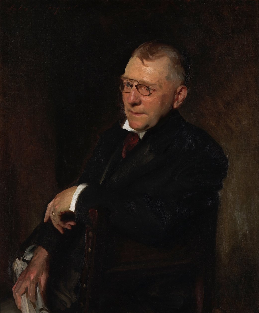 James Whitcomb Rileyn muotokuva tekijältä John Singer Sargent