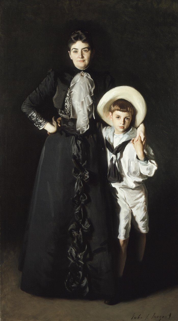 Muotokuva rouva Edward L. Davis ja hänen poikansa, Livingston Davis tekijältä John Singer Sargent