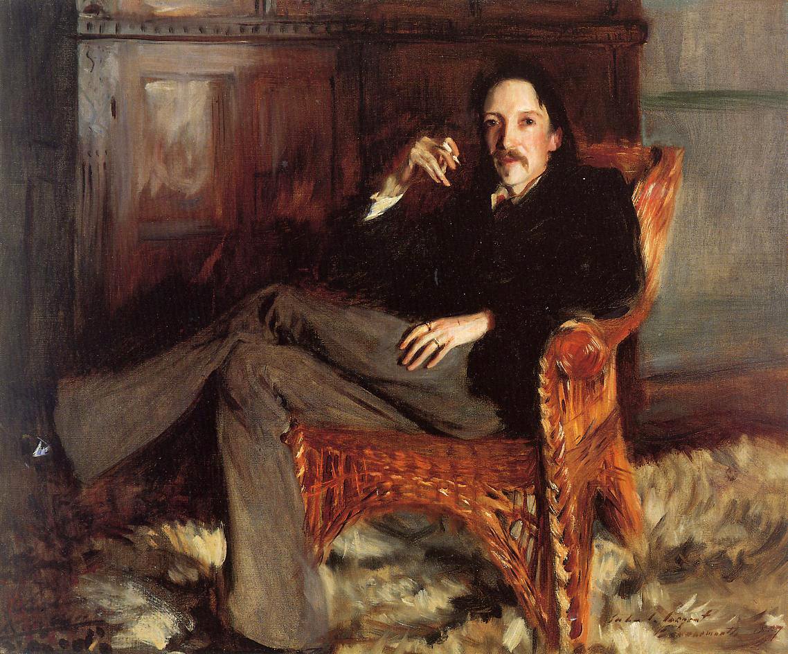 Robert Louis Stevensonin muotokuva tekijältä John Singer Sargent