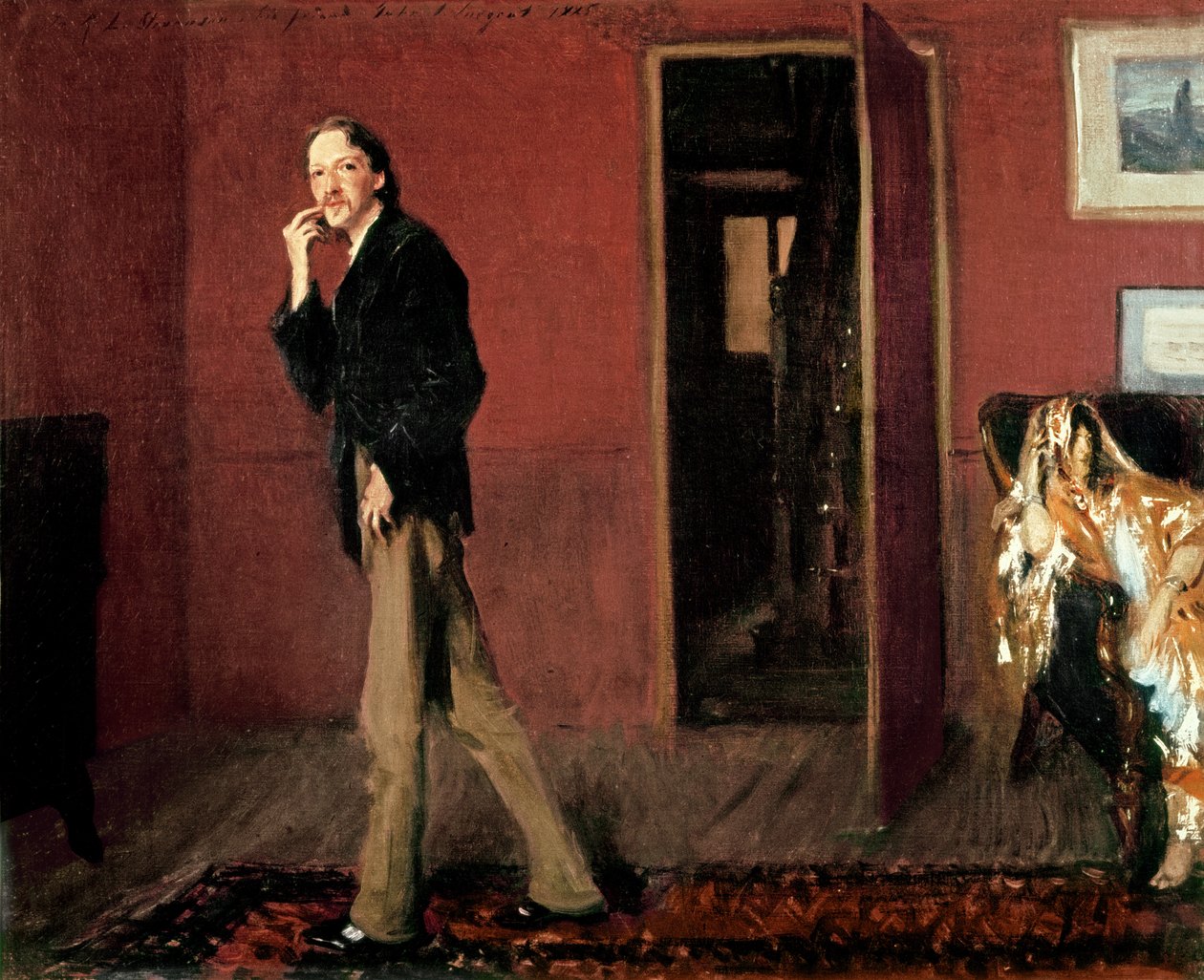 Robert Louis Stevenson ja hänen vaimonsa, 1885 tekijältä John Singer Sargent