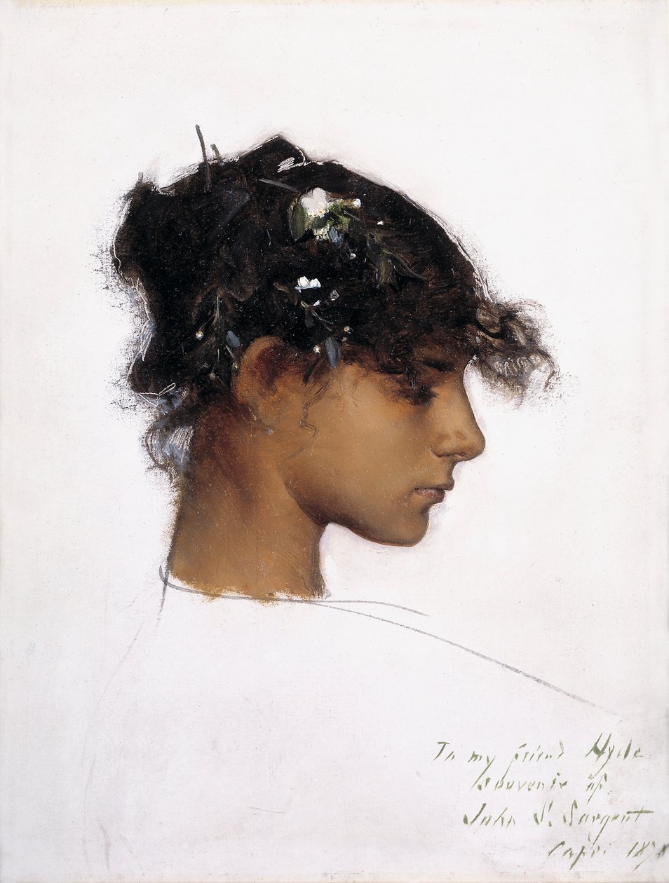 Rosina Ferrara, Capri -tytön pää tekijältä John Singer Sargent