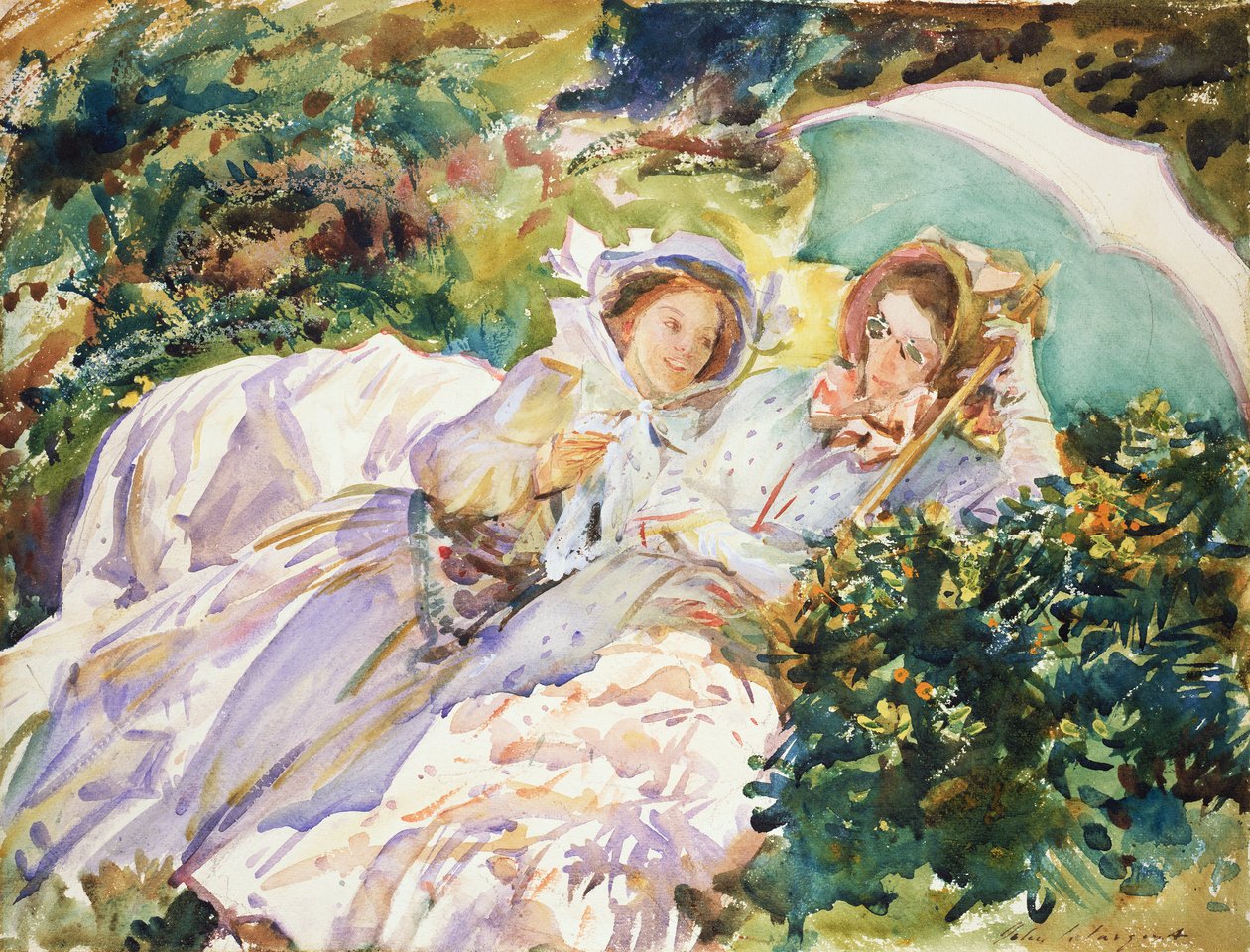 Simplon Pass- Tease tekijältä John Singer Sargent