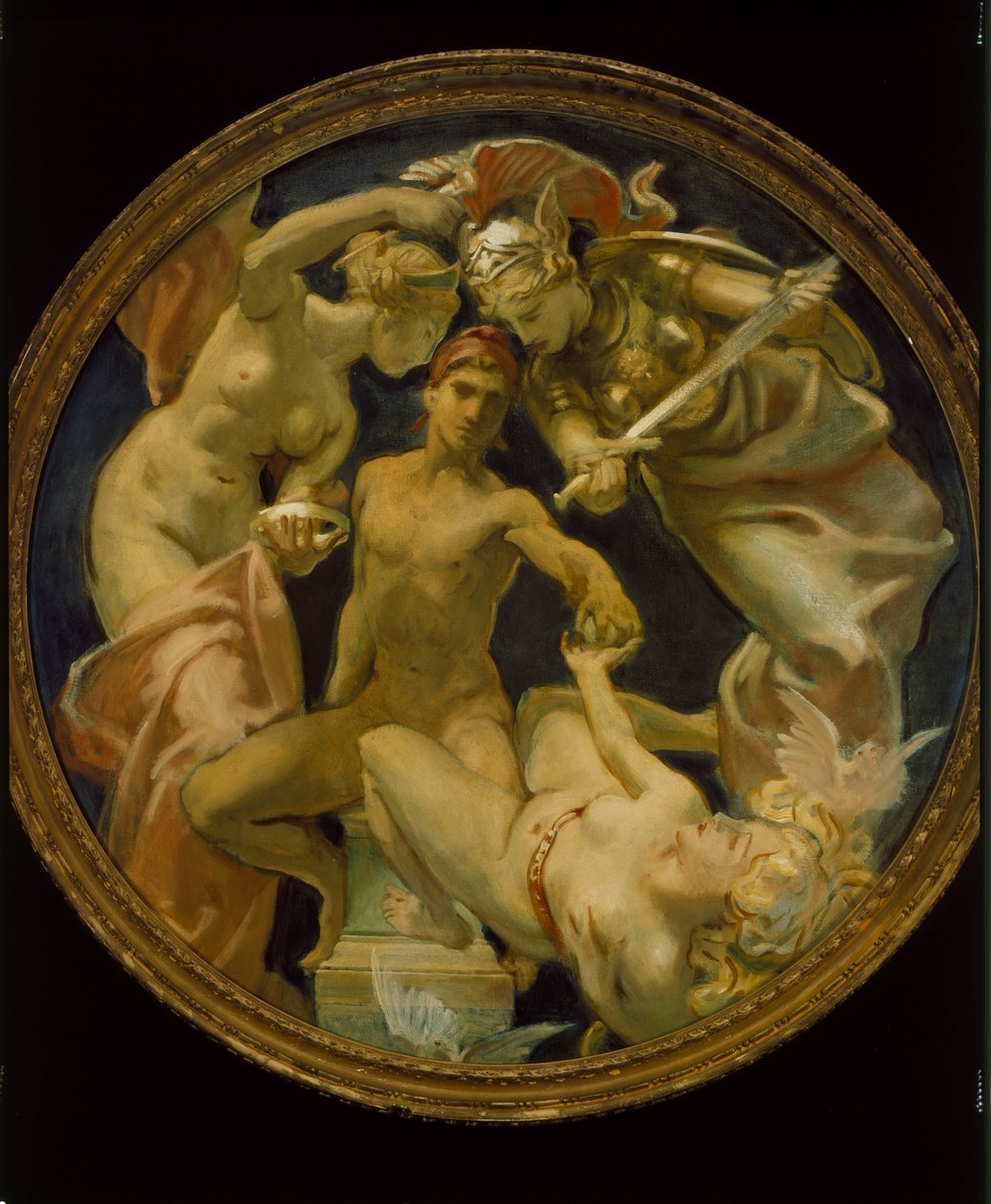 Pariisin tuomio, 1920-22 tekijältä John Singer Sargent