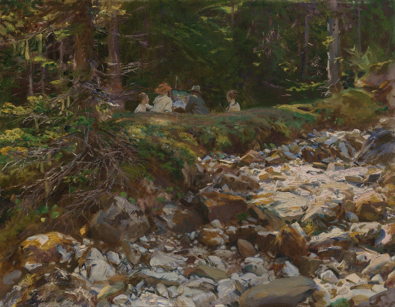 Mestari ja hänen oppilaansa tekijältä John Singer Sargent