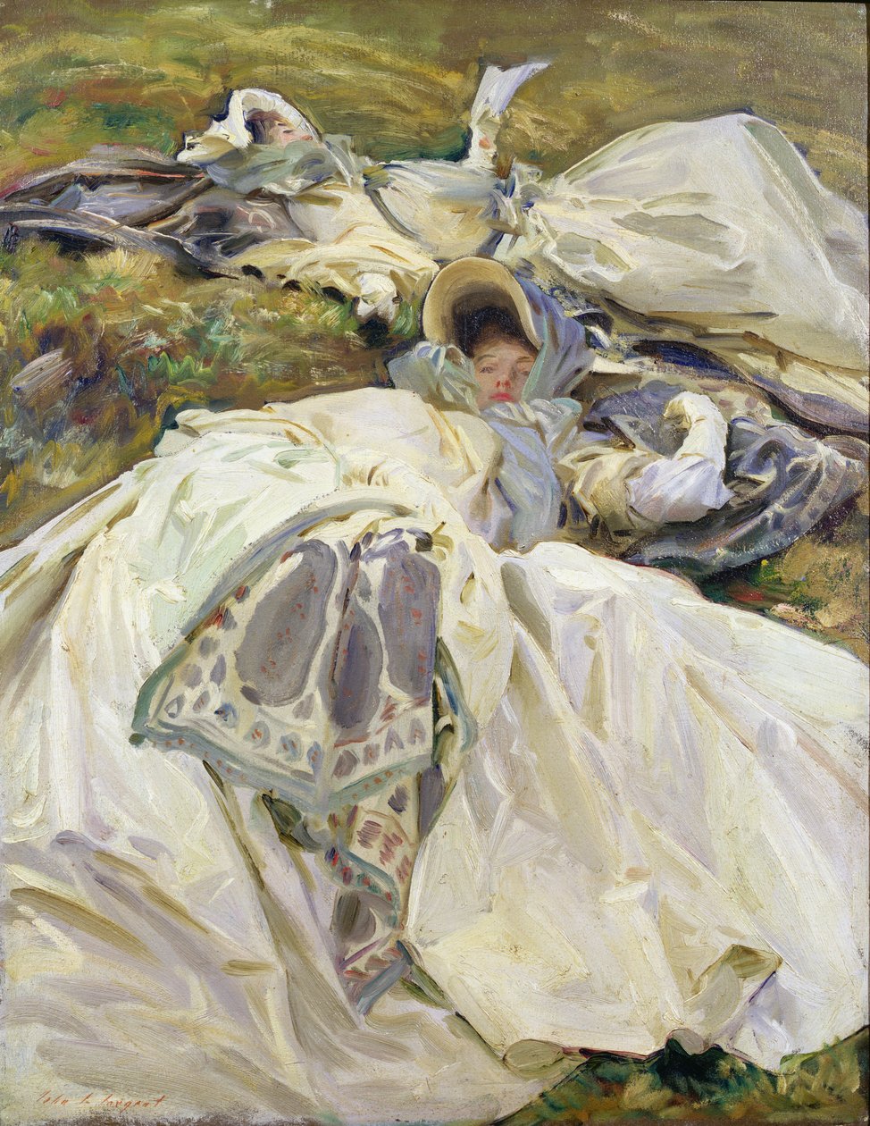 Kaksi valkoista mekkoa, 1911 tekijältä John Singer Sargent