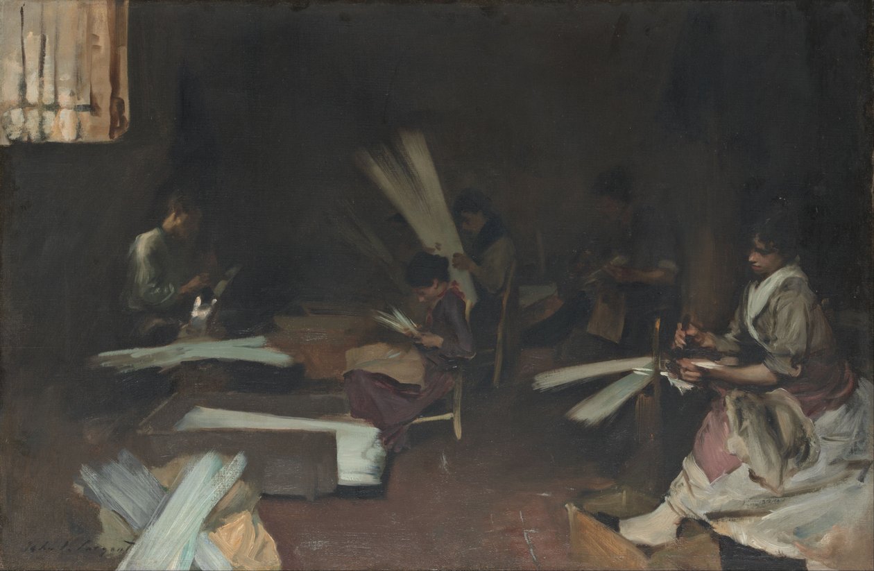 Venetsialaiset lasityöntekijät tekijältä John Singer Sargent