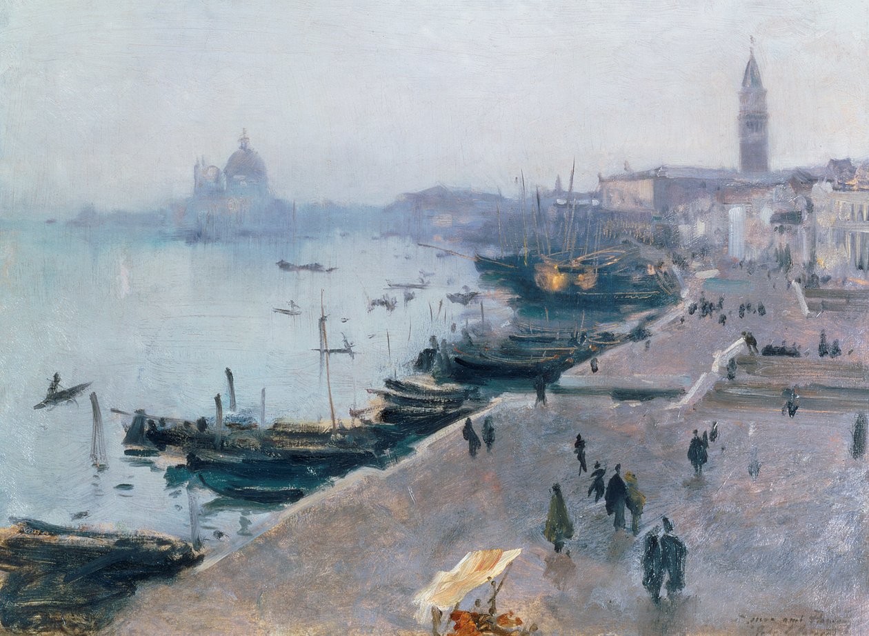 Venetsia harmaalla säällä tekijältä John Singer Sargent