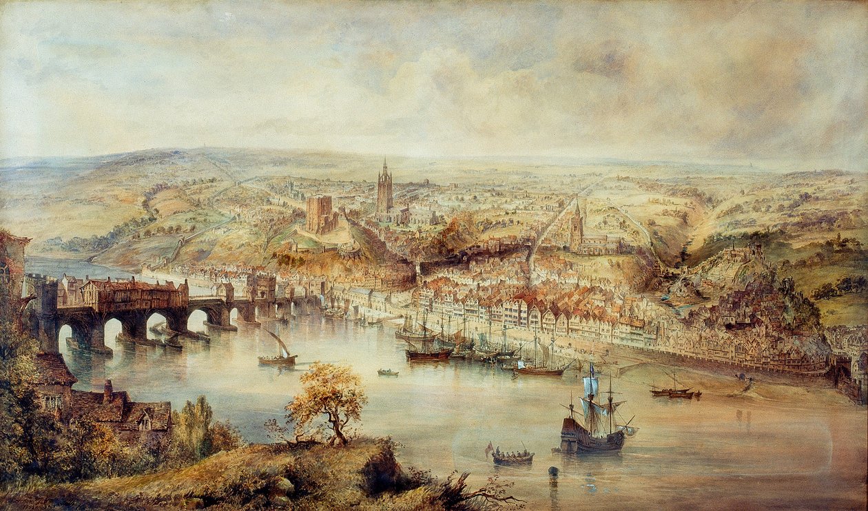 Newcastle upon Tyne kuningatar Elisabetin valtakaudella (wc aluksella) tekijältä John Storey