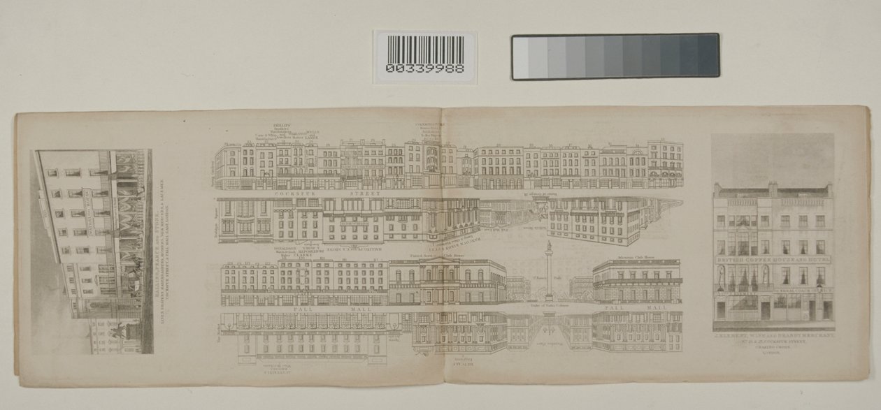 London Street Views, n. 1838 tekijältä John Tallis