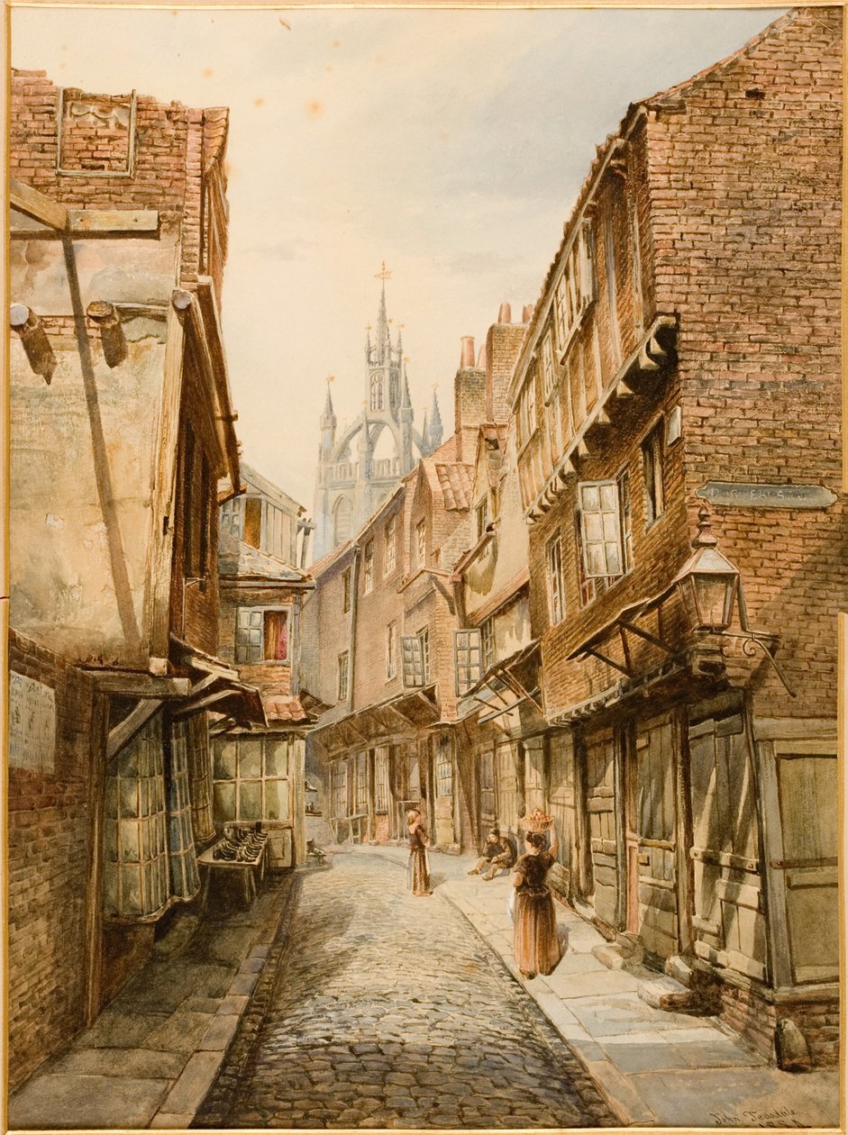 Dog Leap Stairs, Newcastle upon Tyne (vartalon väri) tekijältä John Teasdale