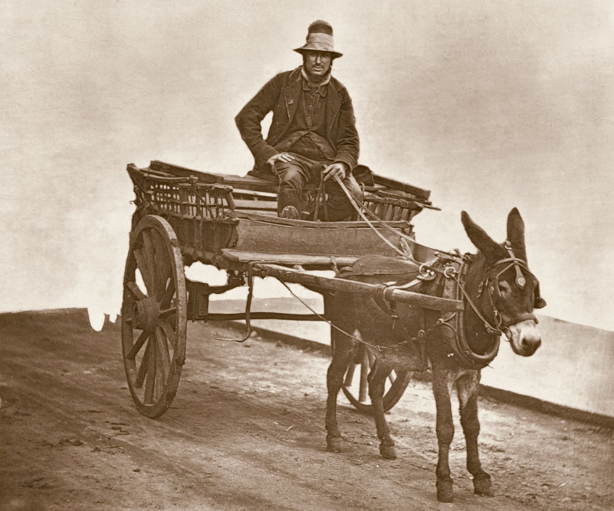 Black Jack, elokuvasta Street Life in London, 1877-78 (woodburytype) tekijältä John Thomson