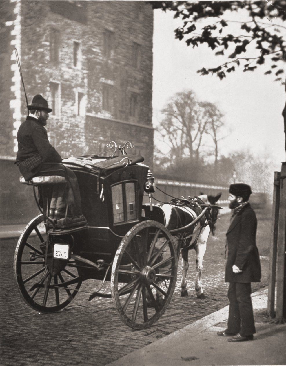 London Cabmen, J. Thomsonin ja Adolphe Smithin teoksesta Street Life in London, 1877 tekijältä John Thomson