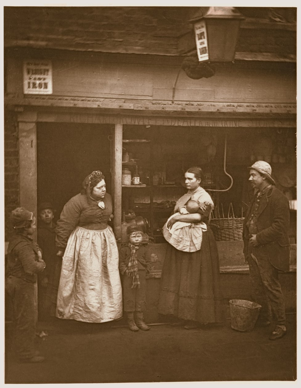 Tulvasta kärsiviä, Adolphe Smithin teoksesta 